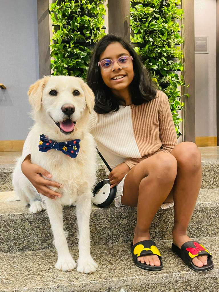Divisha with Trixie